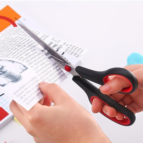 Scissors, 2 Pack 7.5 inch Scissors for Office and Home, Scissor All Purpose for School Fabric Craft Supplies Use