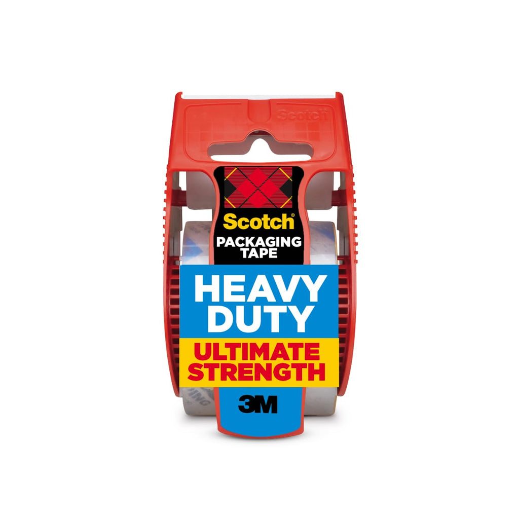 Scotch Heavy Duty Shipping Packing Tape, Clear, 1.88 in. x 27.7 yd.