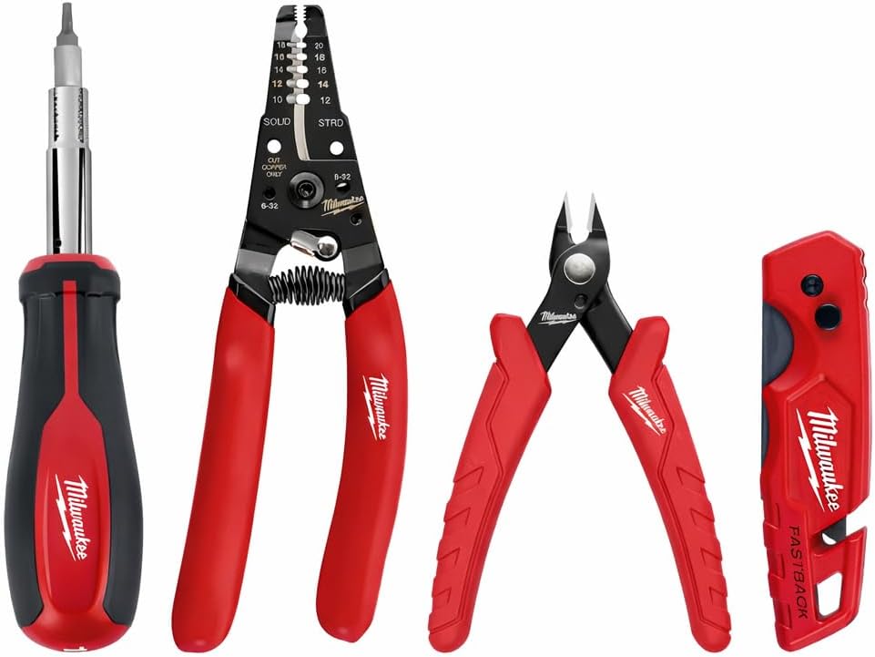 Milwaukee Electrician's Hand Tool Kit (4-Piece)