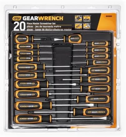 GEARWRENCH 20 Piece Phillips/Slotted/Torx Screwdriver Set | 80066H