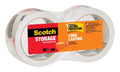 Scotch Long Lasting Storage Packing Tape, Clear, 1.88 in x 54.6 yd