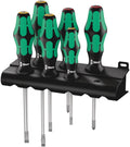 Wera 05105650001 334/6 RACK SCREWDRIVER SET KRAFTFORM PLUS LASERTIP AND RACK 6 PIECES