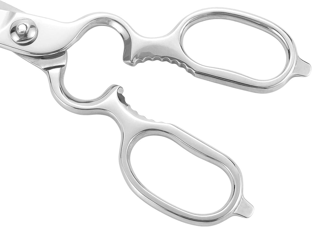 LIVINGO 8.5" Kitchen Shears Heavy Duty Forged Stainless Steel Scissors