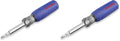 WORKPRO 11-in-1 Screwdriver/Nut Driver Set Tool Comfort Grip, All in One Multi-bit, Portable Screw-driver, 8 Bits (Philips/Slotted/Torx/Square), 3 Nut Driver Sizes