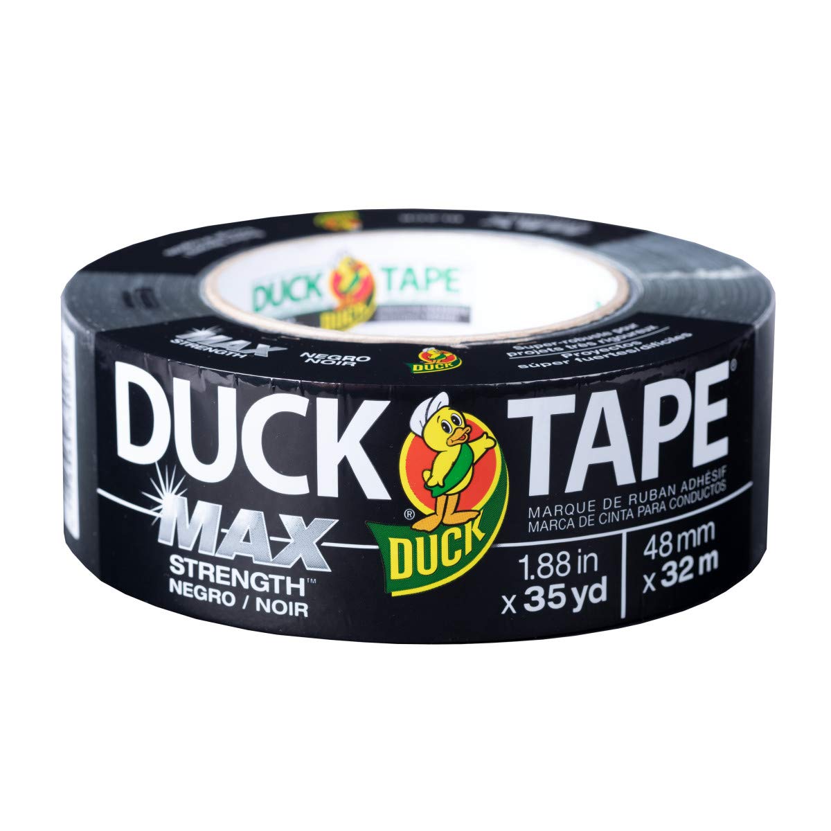 Duck Brand Max Strength Duct Tape - 1 Roll - Heavy Duty Hold - 1.88 Inch x 45 Yards - Silver (240201)