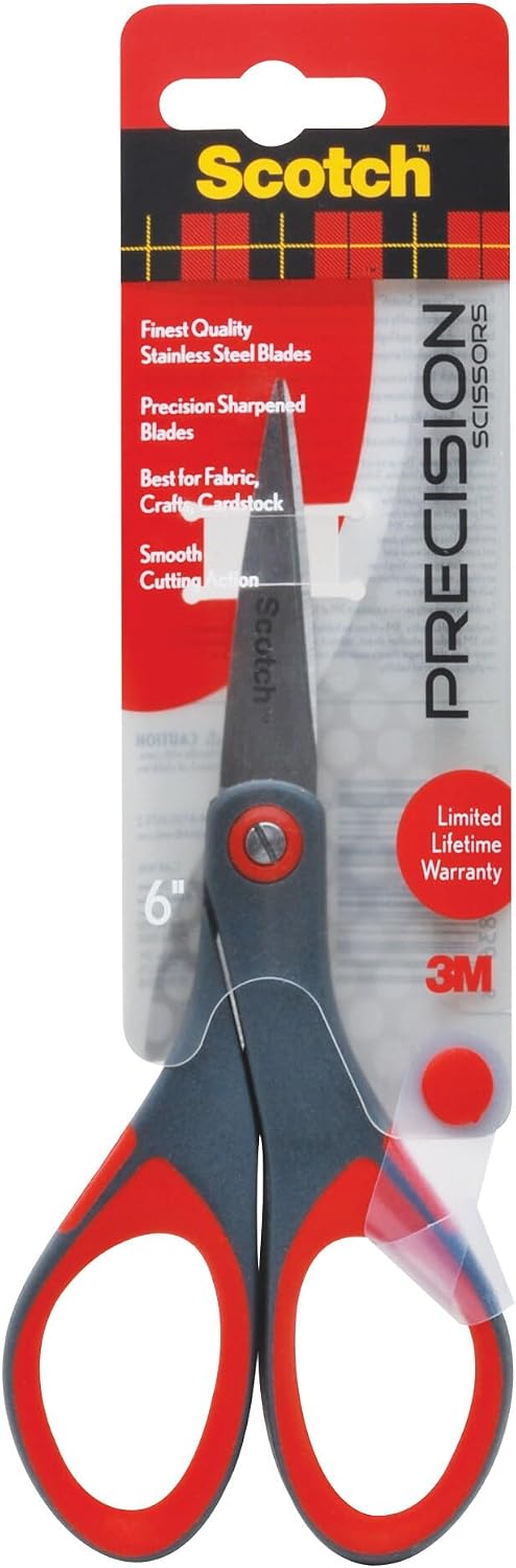 Scotch 6" Precision Scissors, Great for Everyday Use