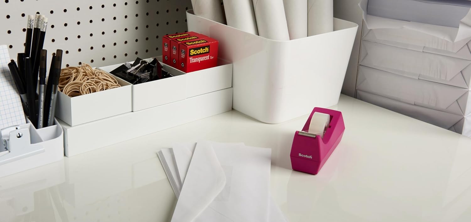 Scotch Brand Transparent Tape, 3/4 x 2592 Inches, 3 Inch Core, 2 Rolls