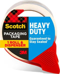 Scotch Heavy Duty Shipping Packing Tape, Clear, 1.88 in. x 38.2 yd.