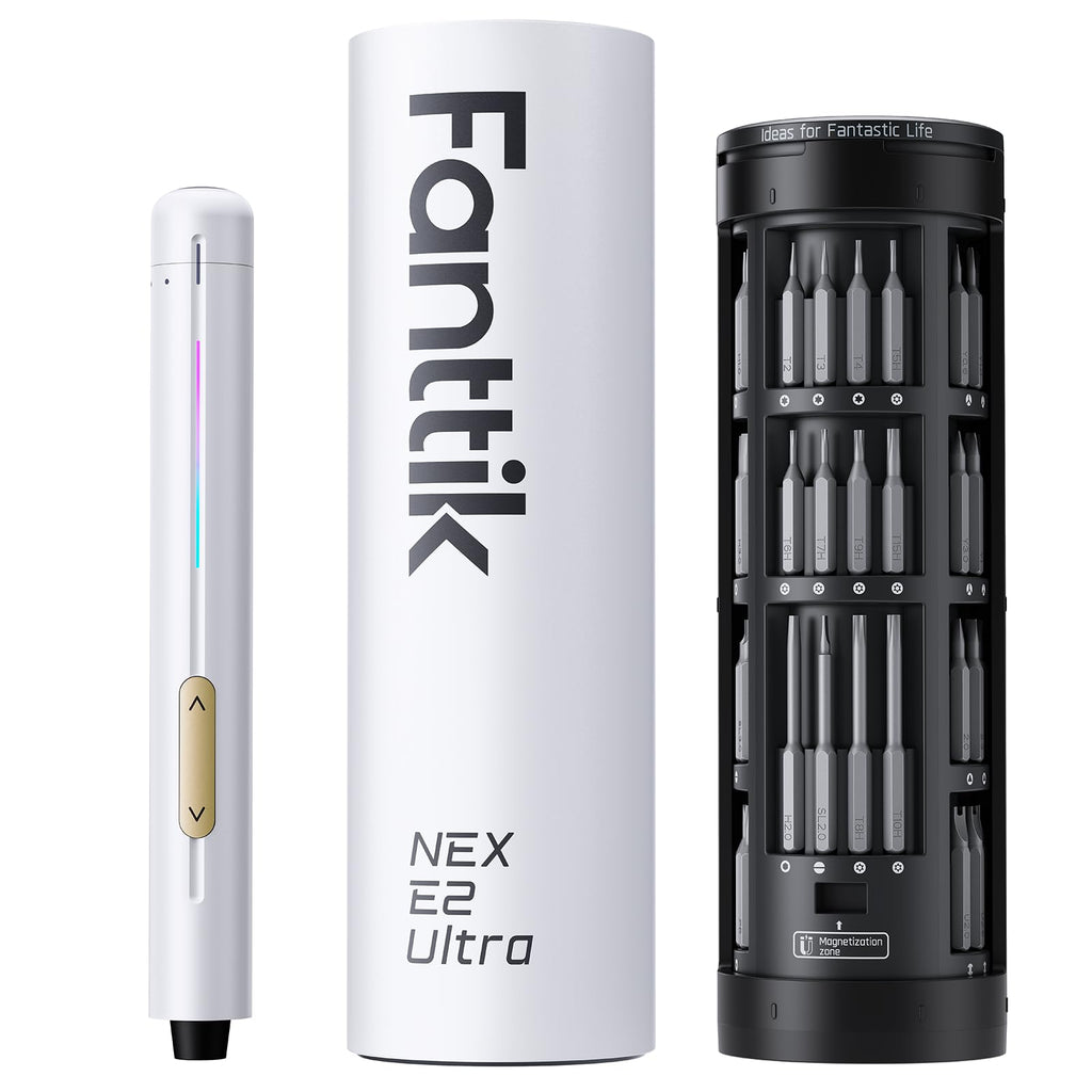 Fanttik E2 Ultra Electric Screwdriver, Screwdriver for Electronics (Grey)