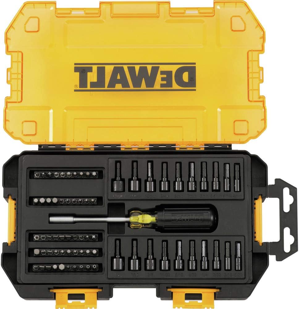 DEWALT Screwdriver Bit Set with Nut Drivers, 71-Piece (DWMT73808)