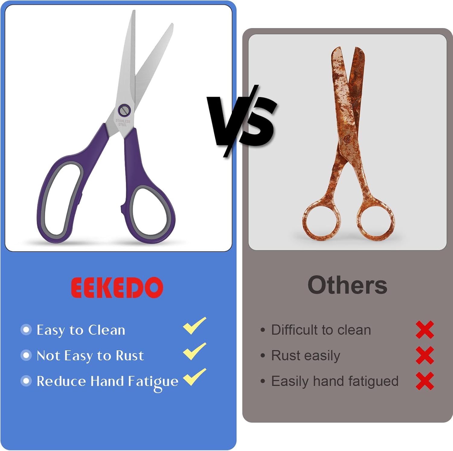 Scissors All purpose Heavy Duty for Office School Kitchen Crafts