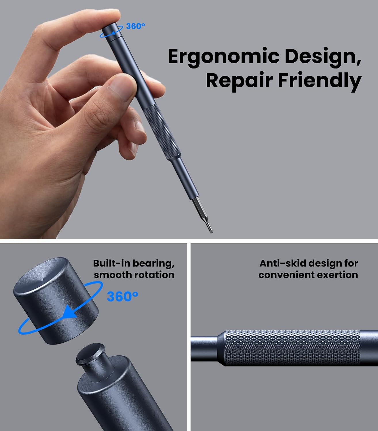 AXTH 25-in-1 Small Precision Screwdriver Set, Professional Mini Repair Tool