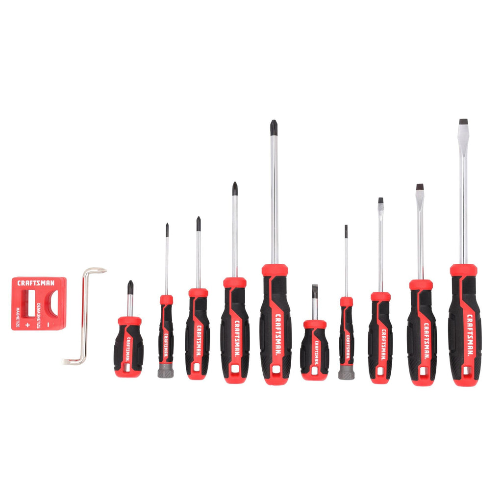 CRAFTSMAN Screwdriver Set, Bi-material, 12 Piece (CMHT65071N)