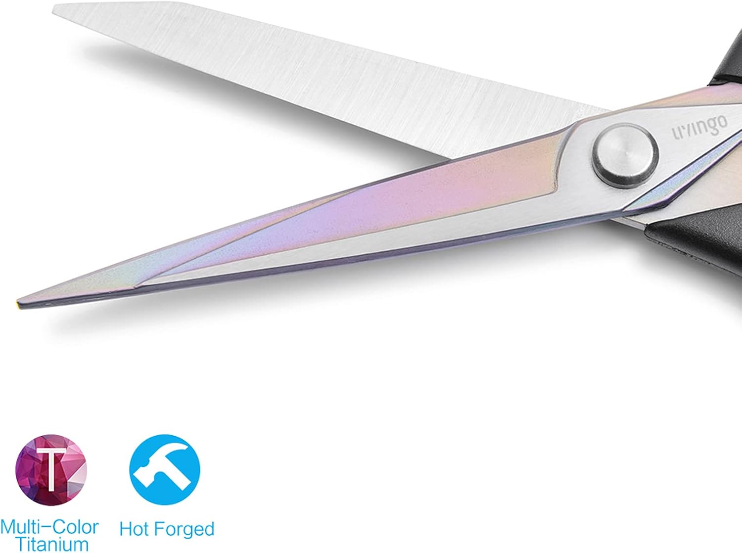 LIVINGO Fabric Scissors 9.5" Professional Tailor Heavy Duty Sewing Shears