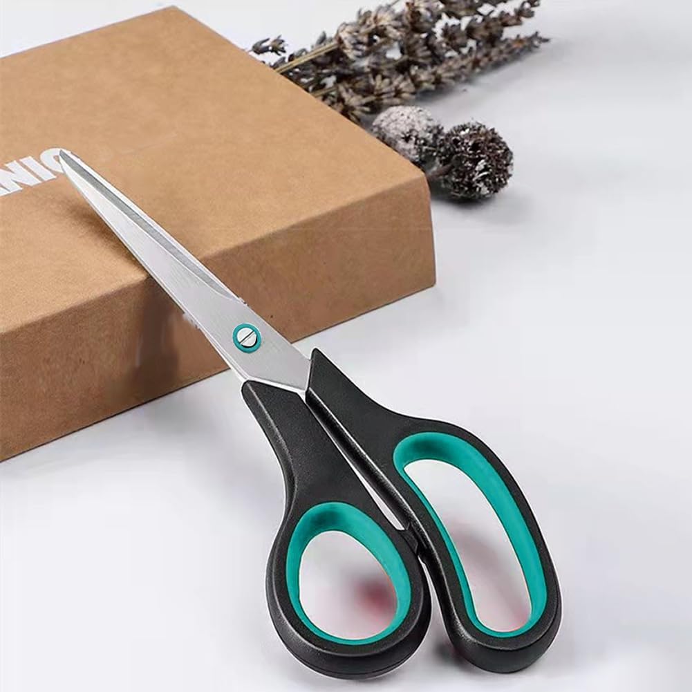 Scissors, 2 Pack 7.5 inch Scissors for Office and Home, Scissor All Purpose for School Fabric Craft Supplies Use