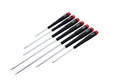 Wiha 26197 Precision Screwdriver Set, 7-Piece Mini Slotted & Phillips, PicoFinish Handles with Rotating Caps, Small Screwdrivers for Electronics & Fine Work