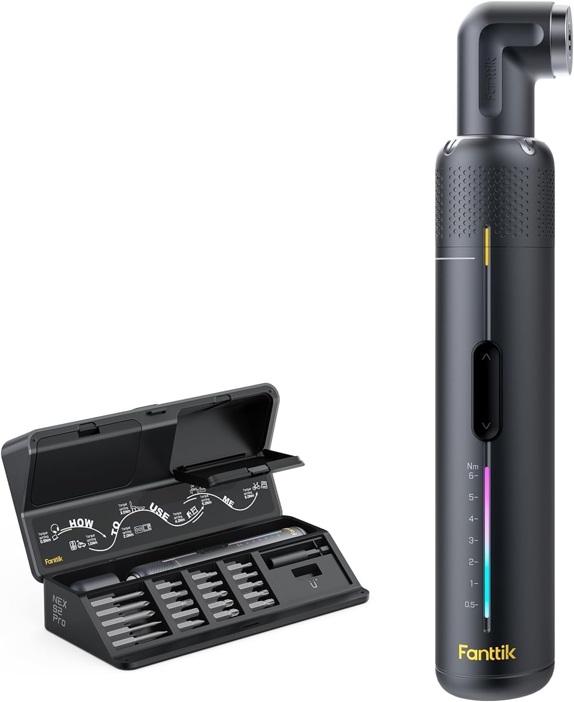 Fanttik S2 Pro Electric Screwdriver, Cordless Screwdriver Set(Space Grey)