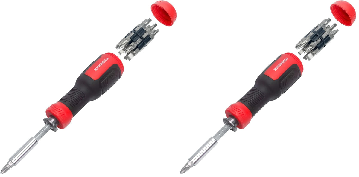 SHARDEN 13-in-1 Multi Screw Driver, Adjustable Screwdriver Set Multitool
