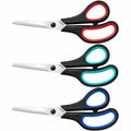 Scissors All Purpose 3 Pack, 8" Stainless Steel Sewing Craft Scissors for Office, Sharp Cutting Tools for Adults Teachers, School Supplies Bulk, Home Office School Essentials for Paper Shear Fabric