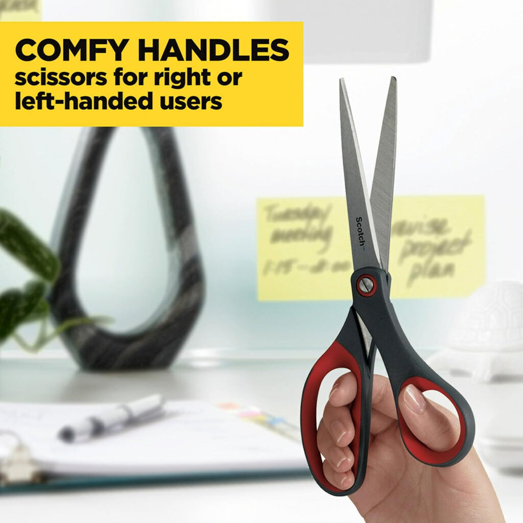 Scotch Brand Precision Ultra Edge Scissors, 8 Inch, 3-Pack