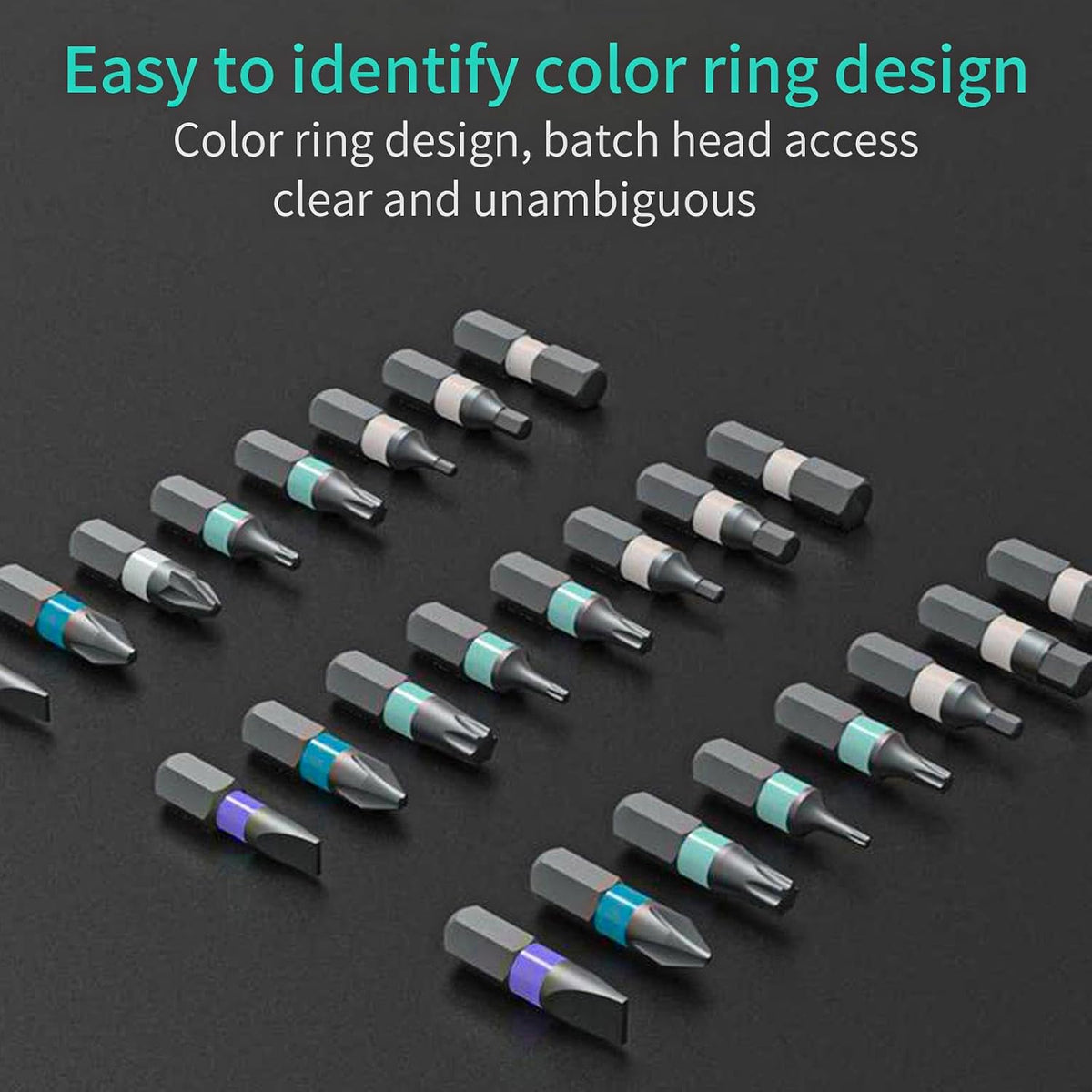 24 in 1 Magnetic Screwdriver Set with Detachable Ratchet Handle