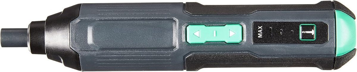 Amazon Basics by SKIL 4V Rechargeable Cordless Stick Screwdriver with 34-Piece Bit Set, Carrying Case, USB-C Charging, LED Work Light, 3 Torque Settings, Portable