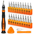 JOREST Small Precision Screwdriver Set with Torx Triwing Phillips, Mini Repair Tool Kit for Macbook, Computer, Laptop, PC, iPhone, PS5, Xbox, Switch, Glasses, Watch, Ring Doorbell, Electronics