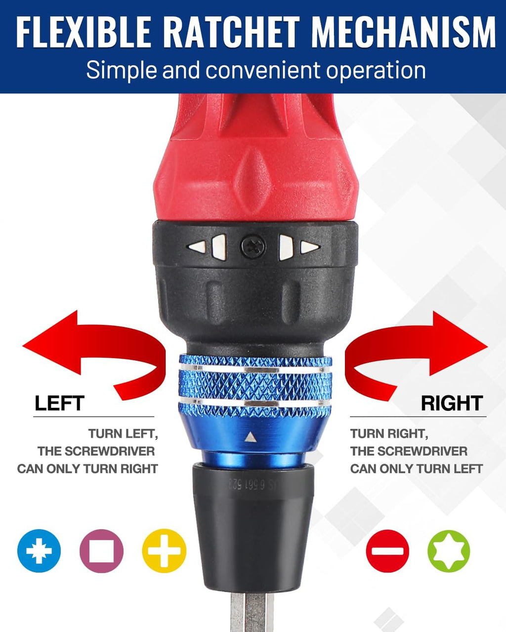 WORKPRO 12-in-1 Ratcheting Multi-Bit Screwdriver Set