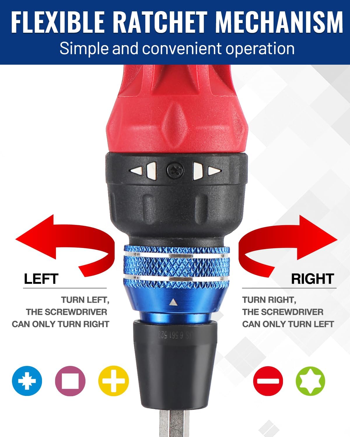 WORKPRO 12-in-1 Ratcheting Multi-Bit Screwdriver Set