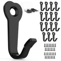 ZAYBOD 15 Pack Black Wall Hooks, Premium Zinc Alloy Coat Hook