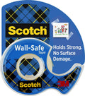 Scotch Wall-Safe Tape, 1 Dispenser Roll, 3/4 in x 650 in