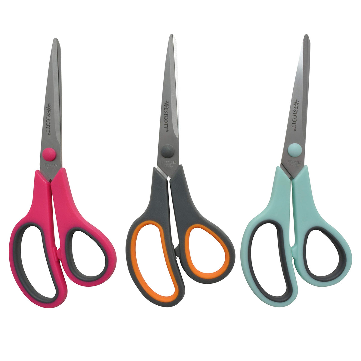 Westcott 8 Inch All Purpose Scissors, Pack of 15