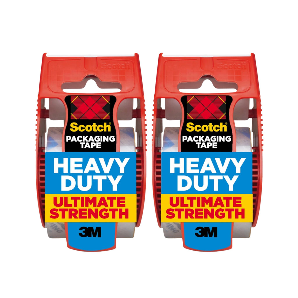 Scotch Heavy Duty Shipping Packing Tape, Clear, 1.88 in. x 22.2 yd.