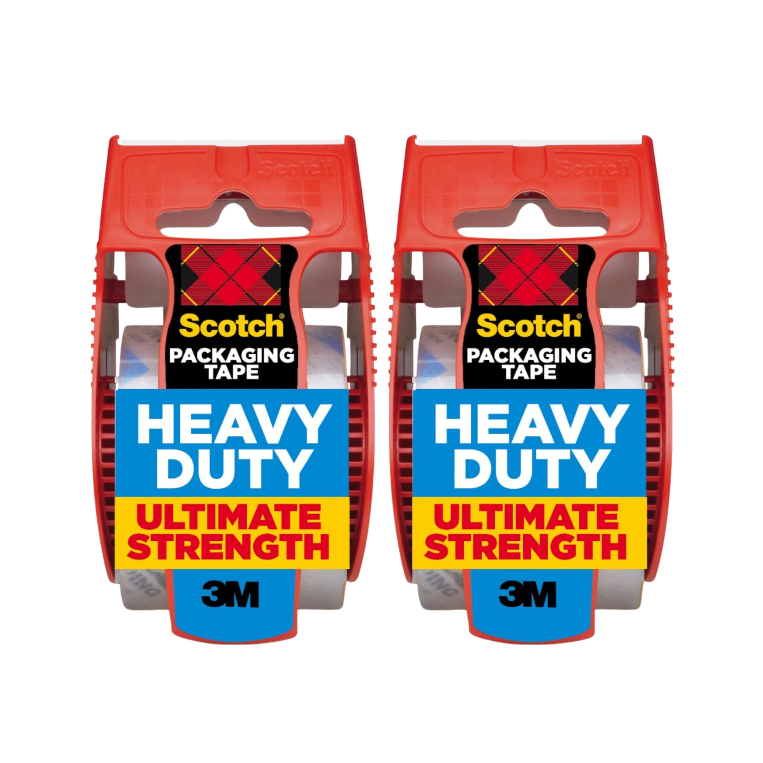 Scotch Heavy Duty Shipping Packing Tape, Clear, 1.88 in. x 22.2 yd.