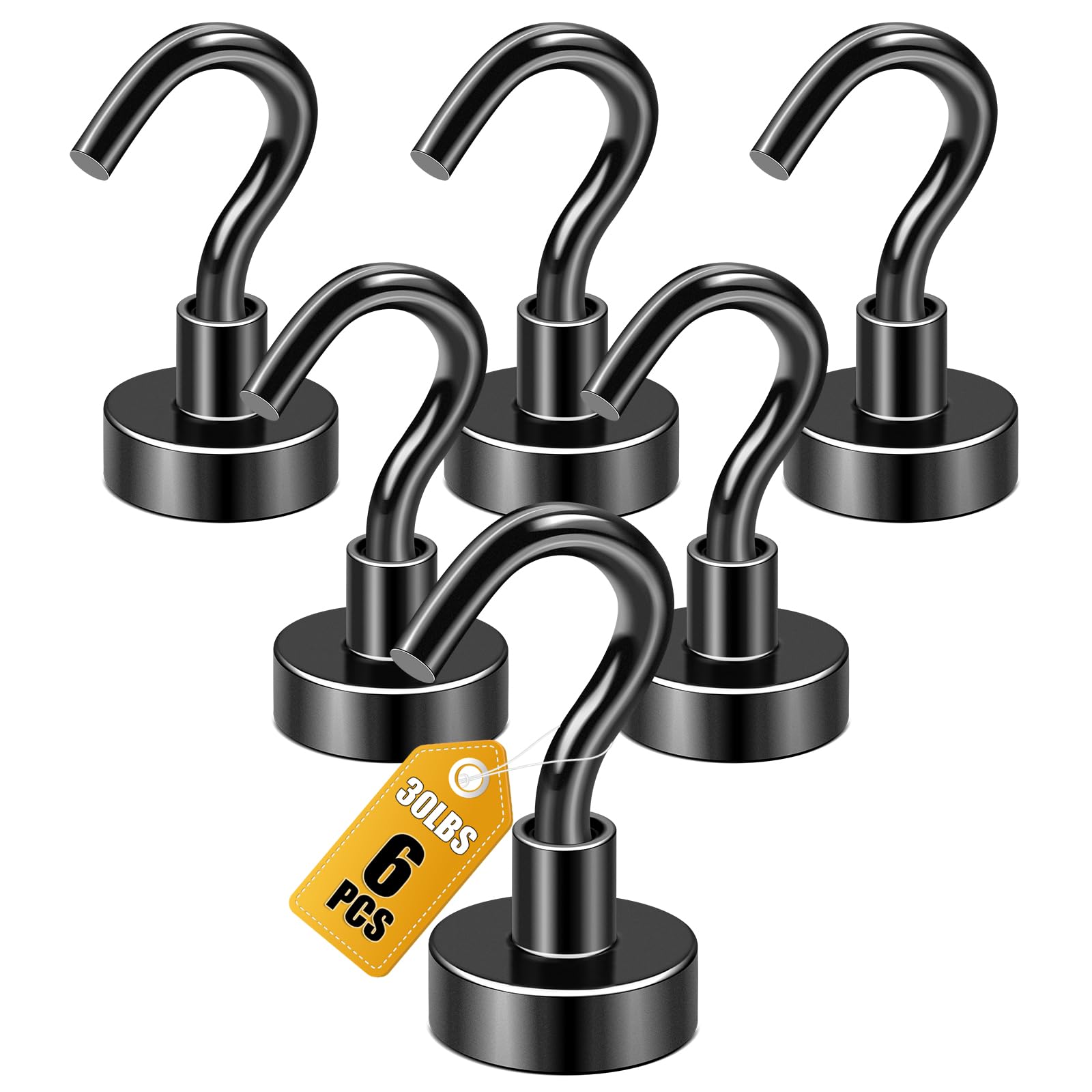 DIYMAG Magnetic Hooks 20pcs 30lbs+ Cruise Essentials 2026 Magnet Hook