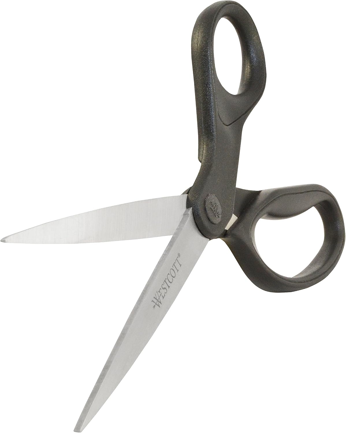 Westcott 16451 8-Inch KleenEarth Recycled Scissors For Office and Home, Black