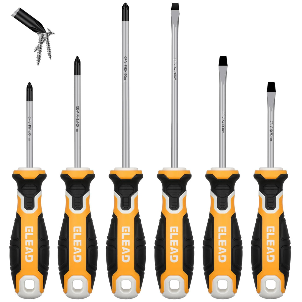 86-Piece Magnetic Screwdriver Set, Torx/Slotted/Phillips Precision Screwdrivers, SAE & Metric Magnetic Nut Driver Set, Screwdriver Bits, Bit Holder with Sturdy Tool Box