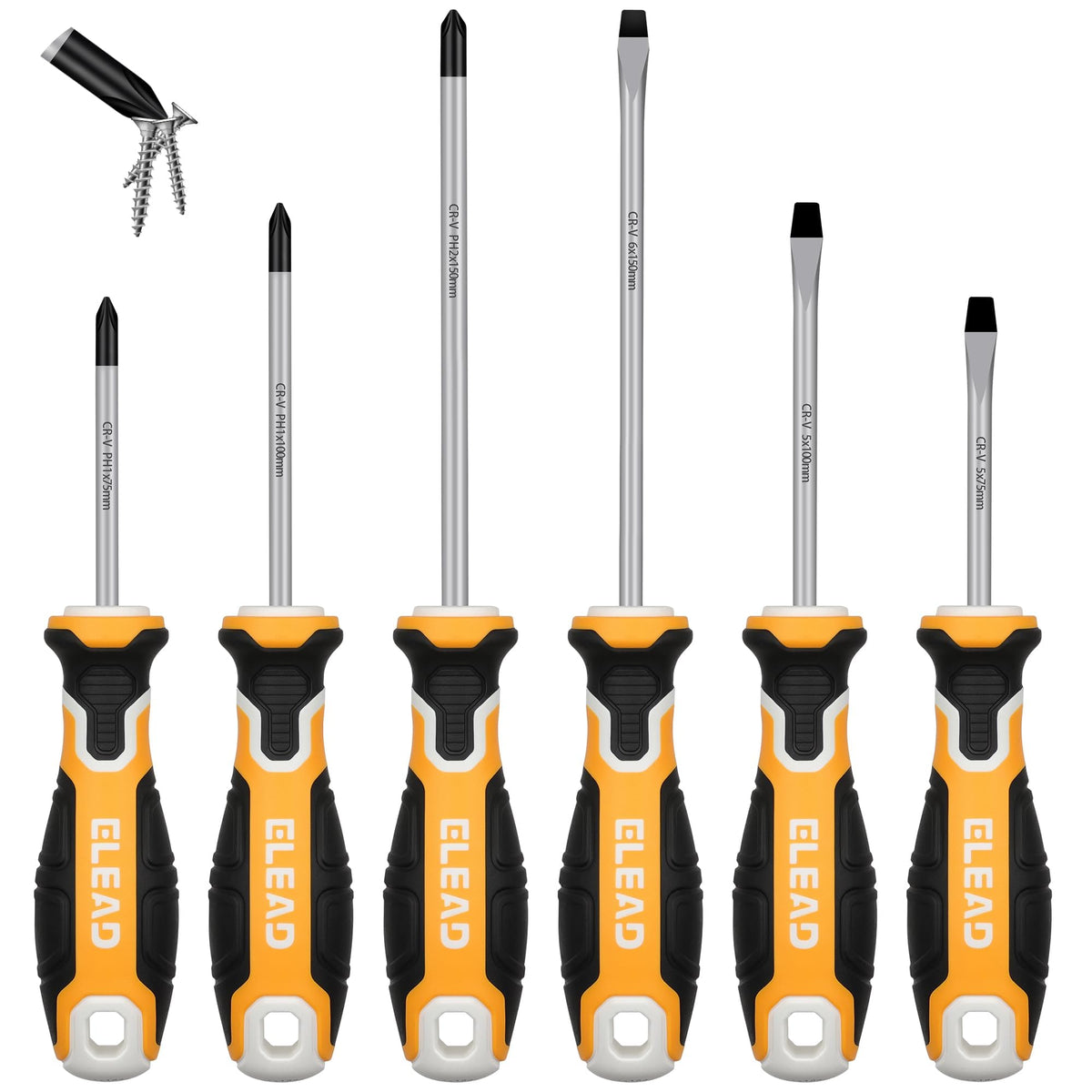 86-Piece Magnetic Screwdriver Set, Torx/Slotted/Phillips Precision Screwdrivers, SAE & Metric Magnetic Nut Driver Set, Screwdriver Bits, Bit Holder with Sturdy Tool Box