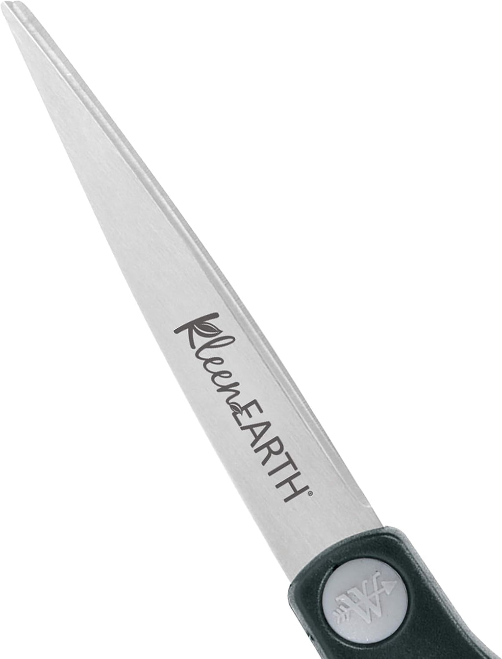 Westcott 8" KleenEarth Soft Handle Scissors, Black/Gray