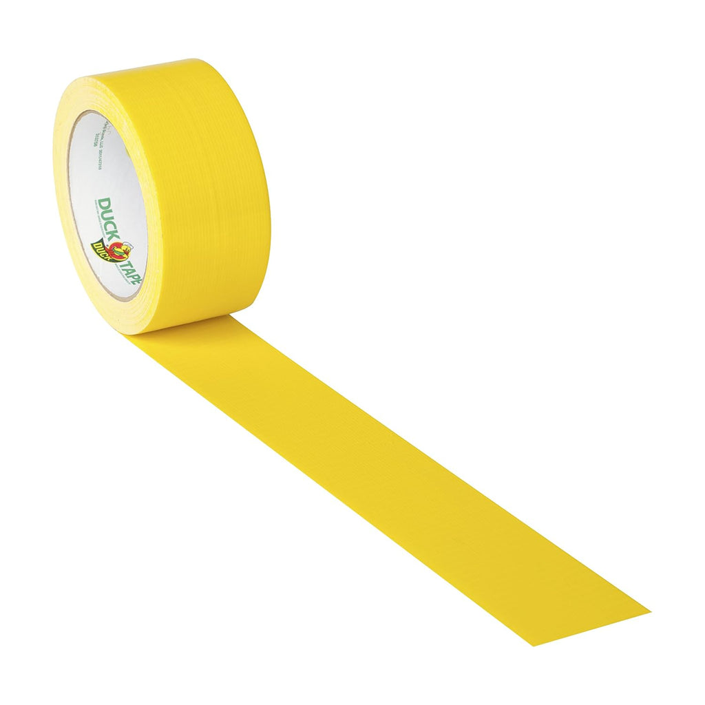 Duck 1304966 Tape, Yellow Sunburst, 1.88" x 20 Yards, Single Roll