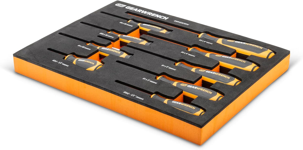 GEARWRENCH 9 Piece Phillips Screwdriver Set | GWMSSCRPH