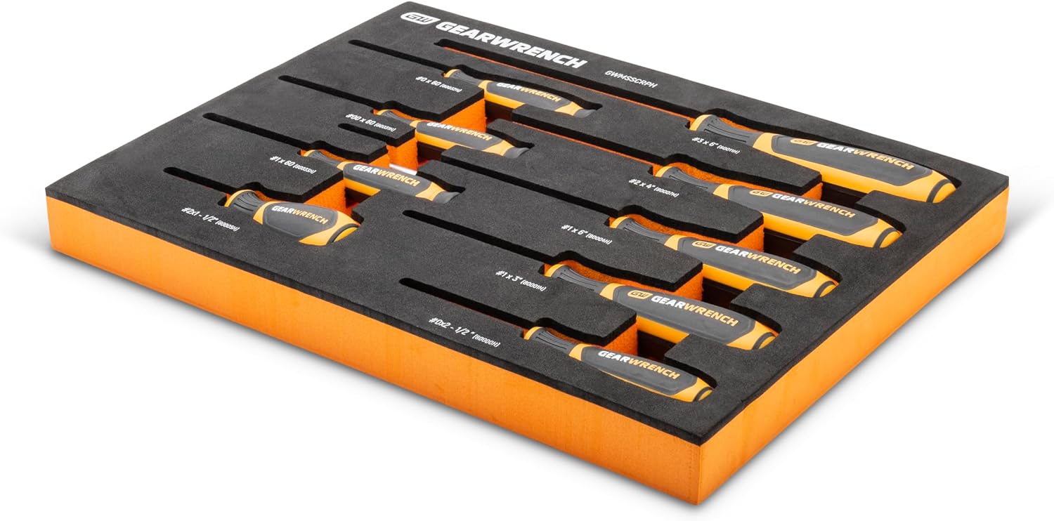 GEARWRENCH 9 Piece Phillips Screwdriver Set | GWMSSCRPH