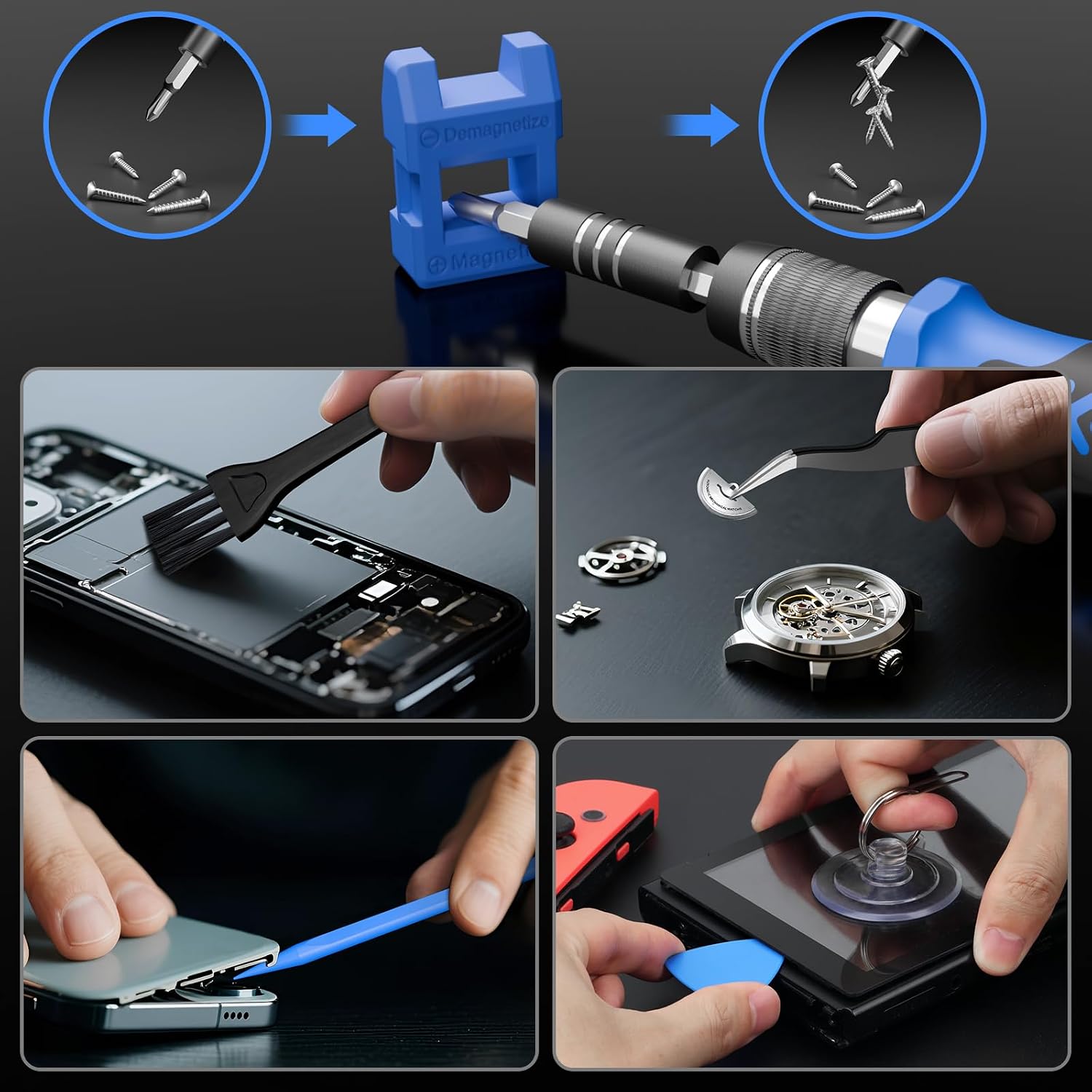 STREBITO Electronics Precision Screwdriver Sets 142-Piece with 120 Bits