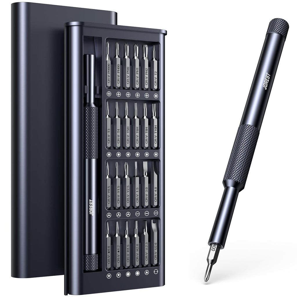 JOREST 52-IN-1 Precision Screwdriver Set, Mini Repair Tool Kit with Torx for Macbook, Computer, Laptop, iPhone, PS5, Xbox, Switch, Glasses, Watch, Ring Doorbell, Electronic, Small Gift Gadget for Men