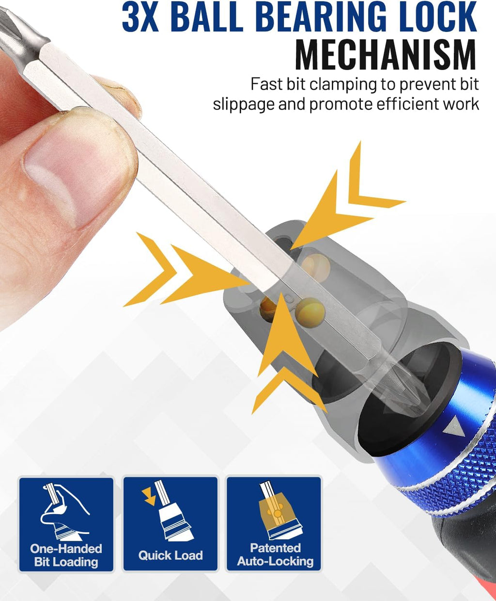 WORKPRO 12-in-1 Ratcheting Multi-Bit Screwdriver Set