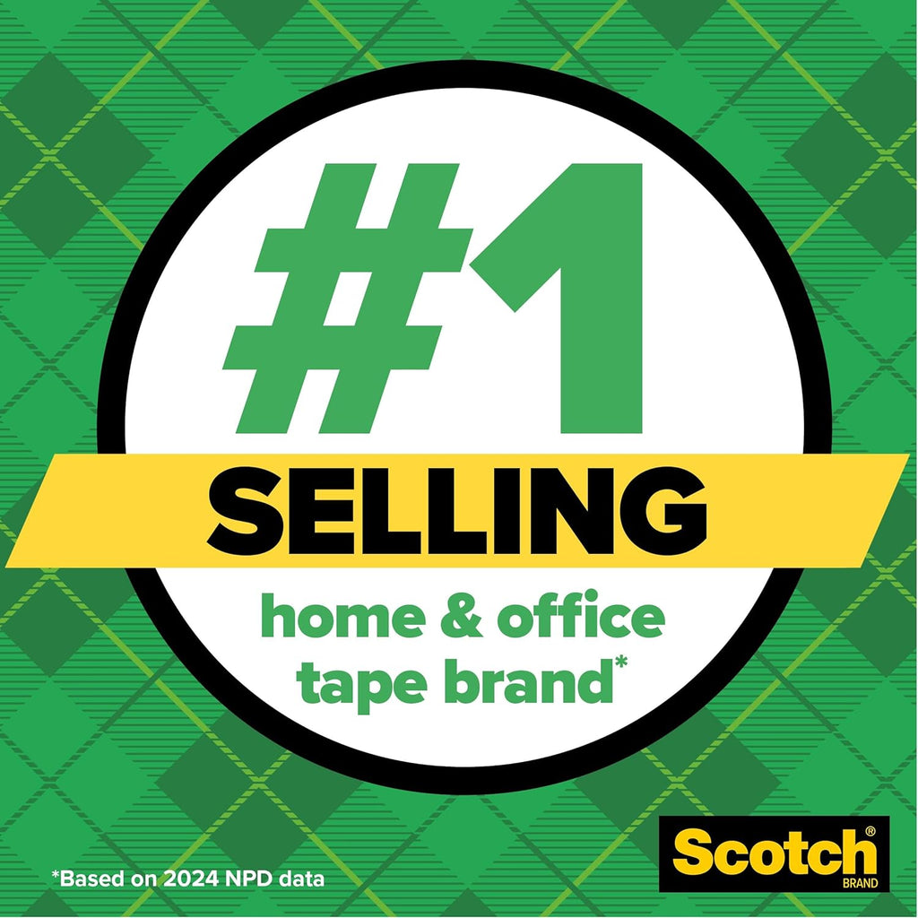 Scotch 6122 Magic Tape & Refillable Dispenser, 3/4-Inch x 650-Inch, 1-Inch Core, Clear, 6/Pack