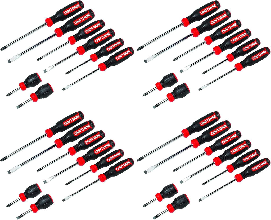 CRAFTSMAN Screwdriver Set, Bi-Material, 8 Piece Set (CMHT65075N)