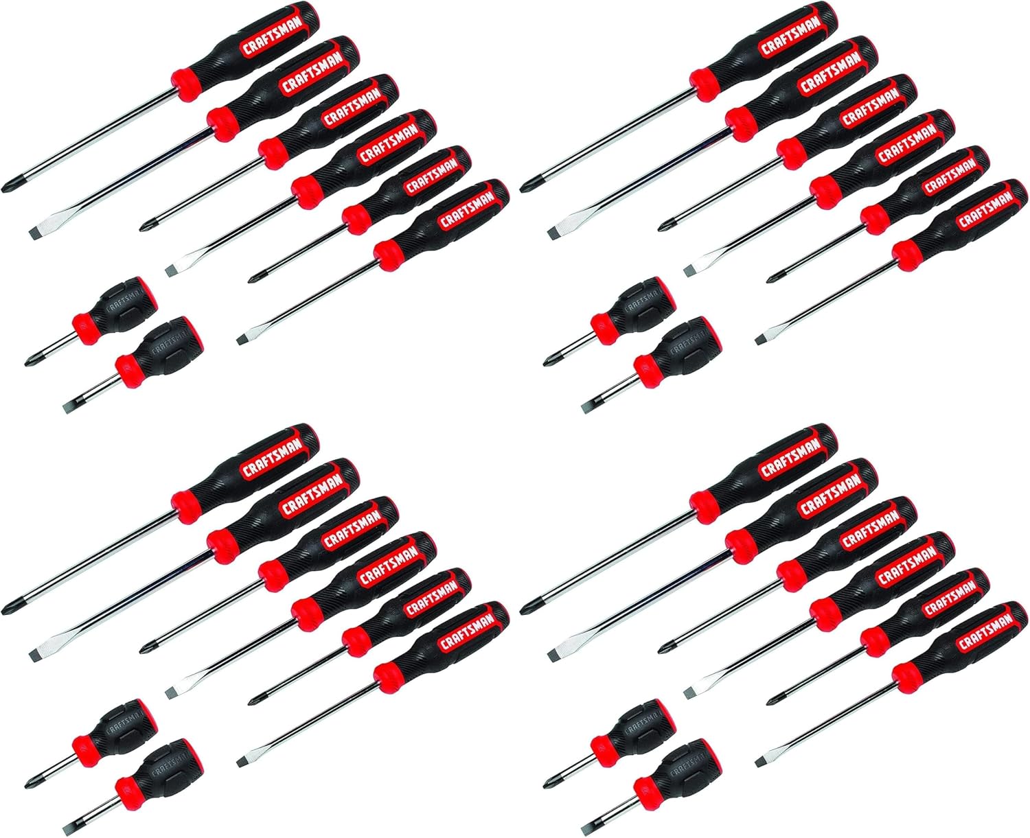 CRAFTSMAN Screwdriver Set, Bi-Material, 8 Piece Set (CMHT65075N)