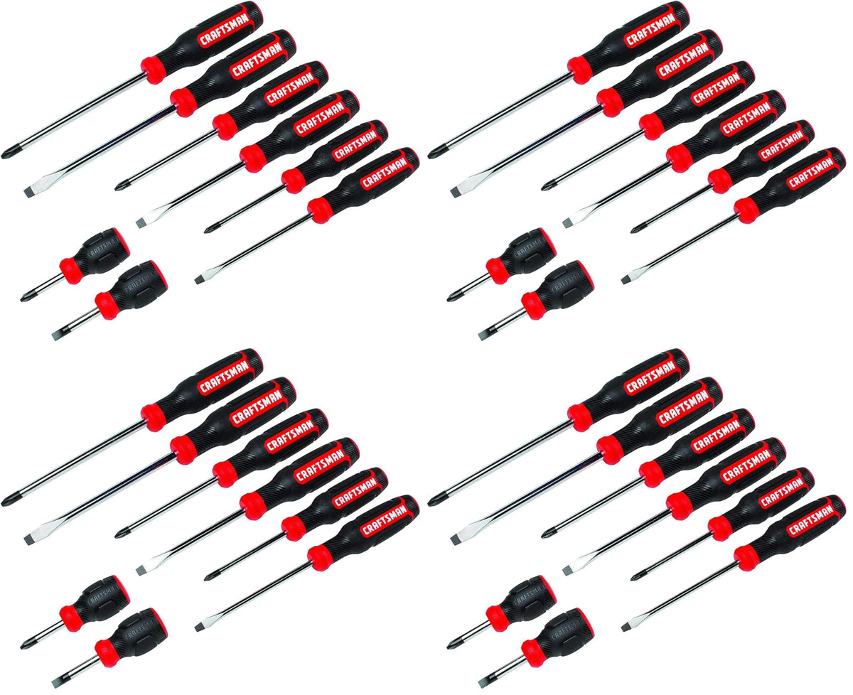 CRAFTSMAN Screwdriver Set, Bi-Material, 8 Piece Set (CMHT65075N)
