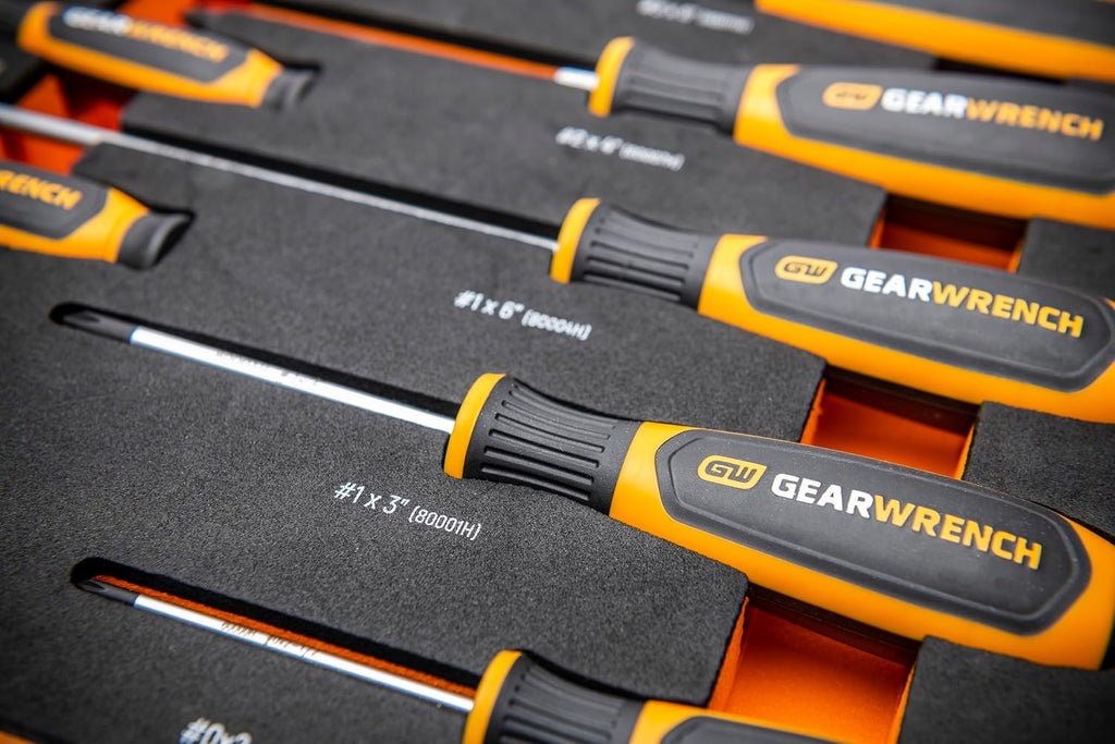 GEARWRENCH 9 Piece Phillips Screwdriver Set | GWMSSCRPH